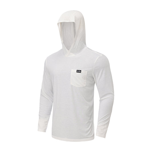 OLE BOY Performance Hooded Tee - White