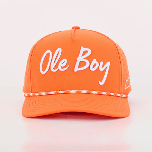 OLE BOY Tennessee Game Day Performance Golf Hat - Orange