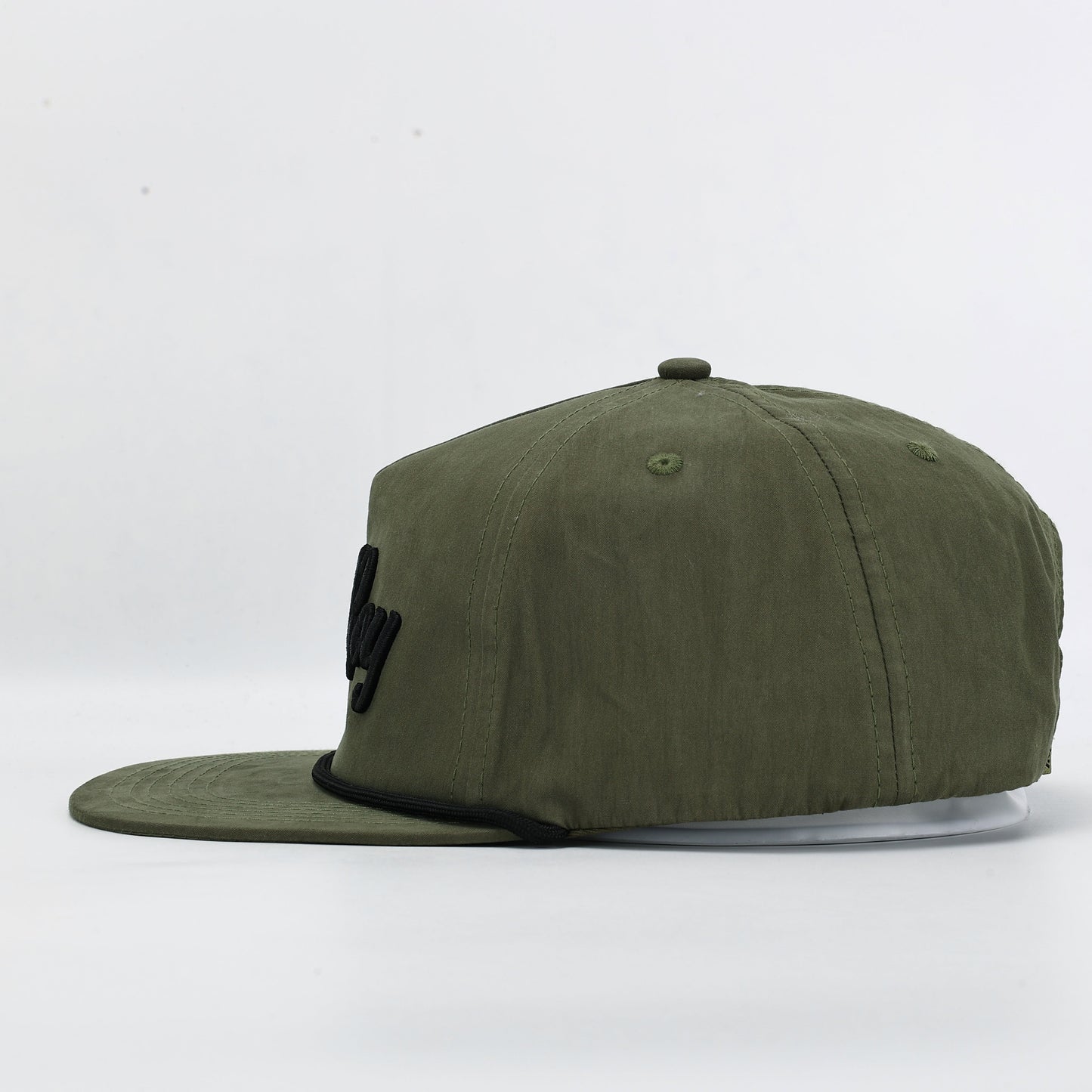 OLE BOY Green/Black Ole Boy Logo Rope Grandpa Hat