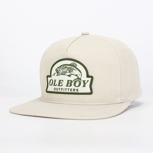 OLE BOY Umpqua Tan/Green Bass in Pursuit Hat