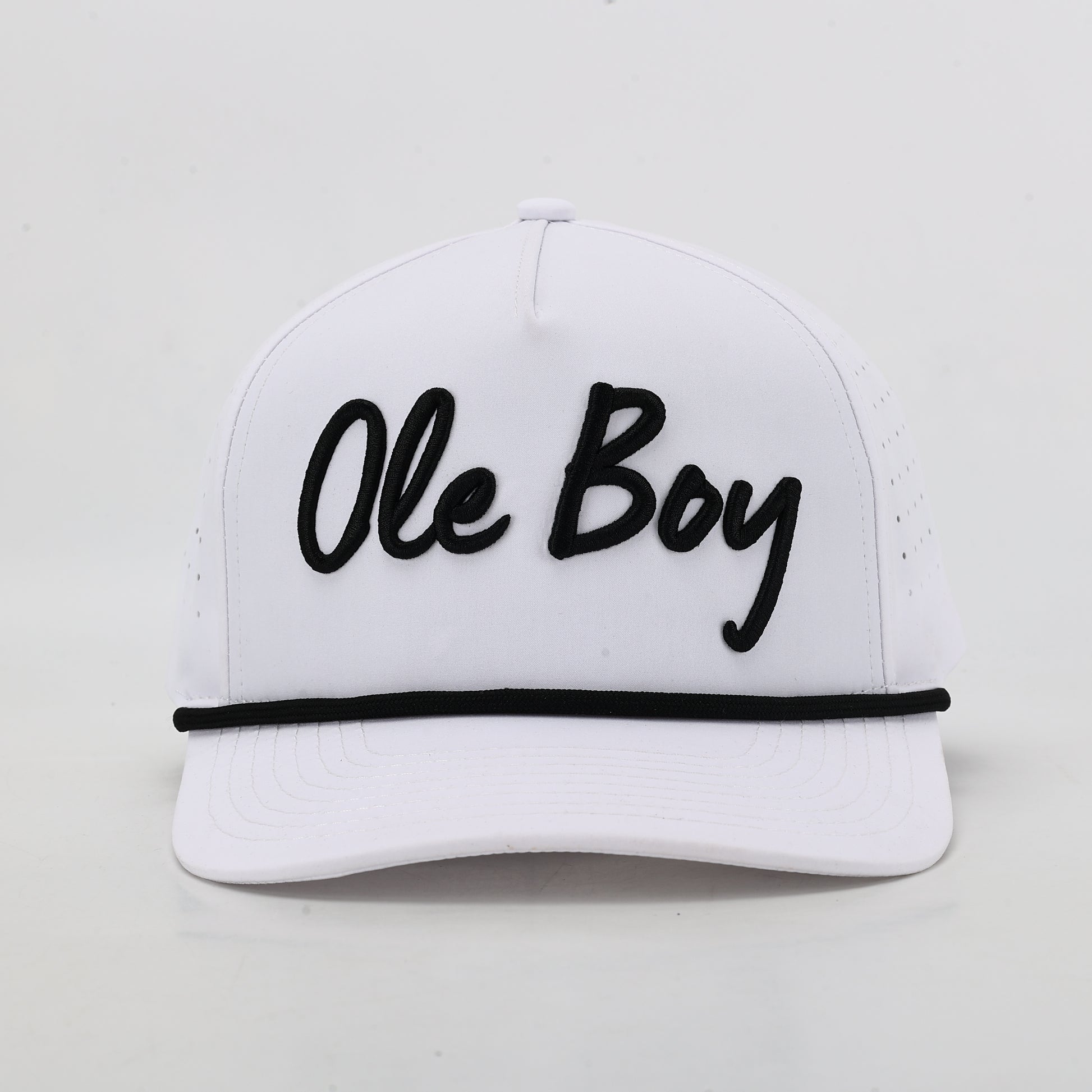 OLE BOY White Performance Golf Hat