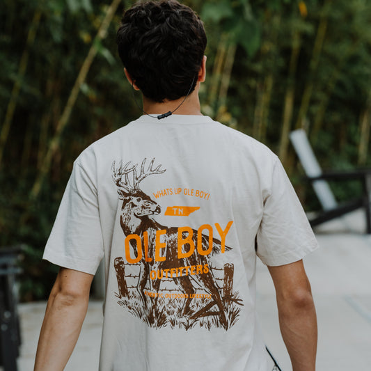 OLE BOY 10 Point Buck T-Shirt Lifestyle Back