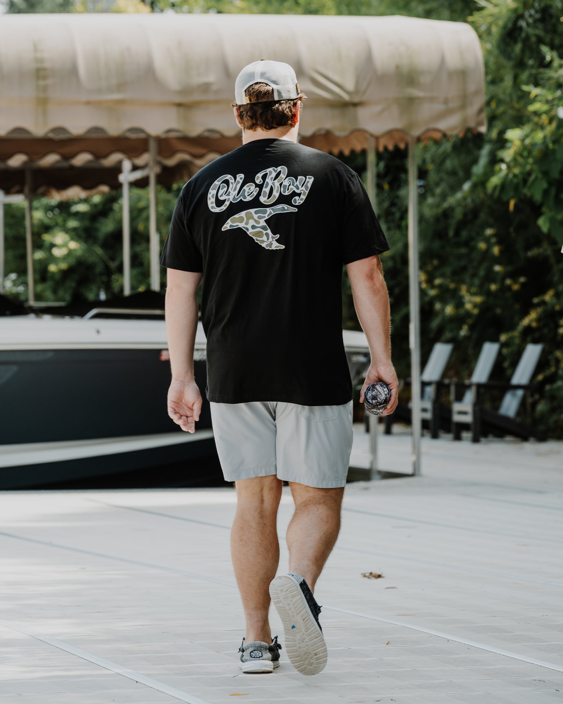 OLE BOY Camo Game T-Shirt - Duck Lifestyle Outdoors Fishing