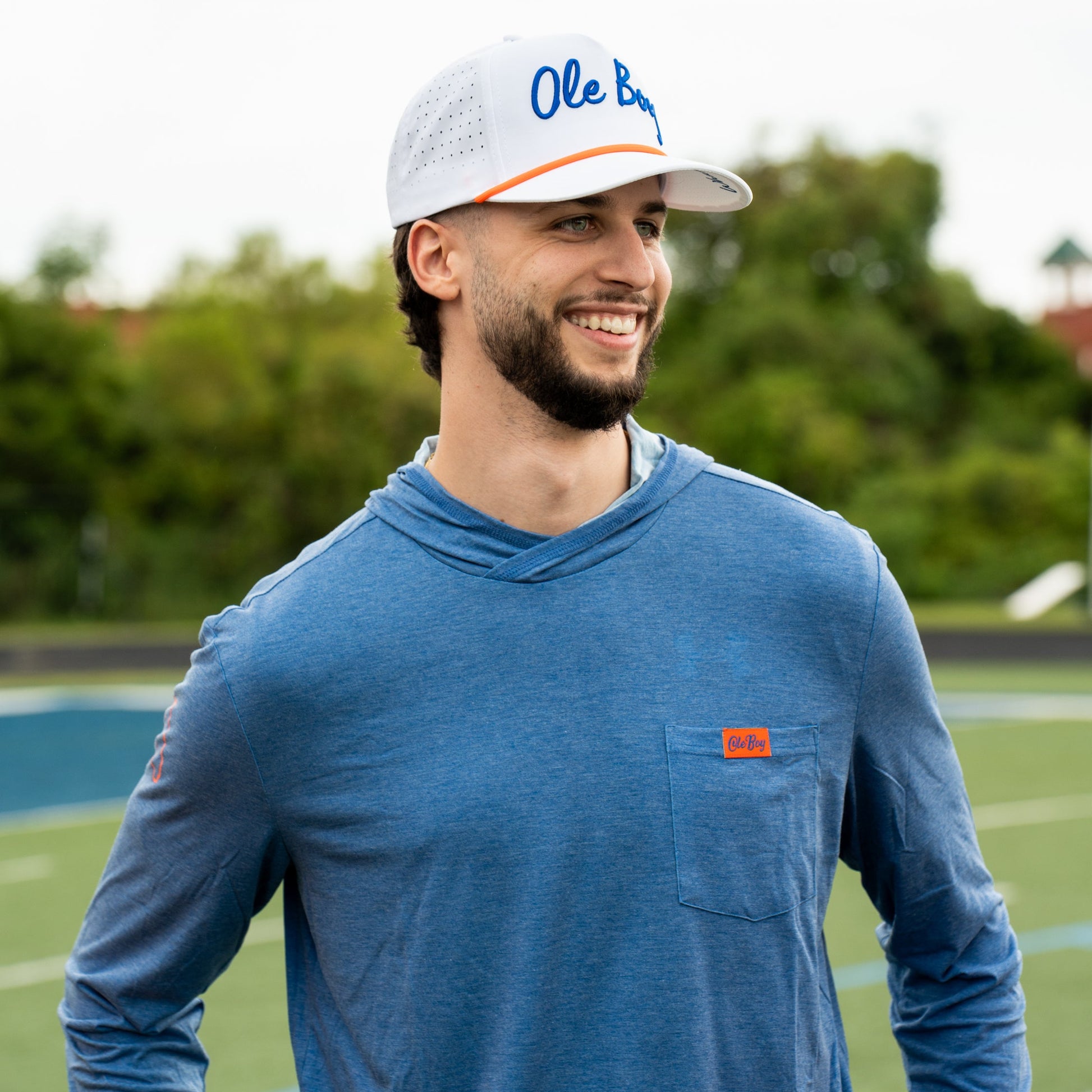 OLE BOY Florida Game Day Performance Golf Hat - White