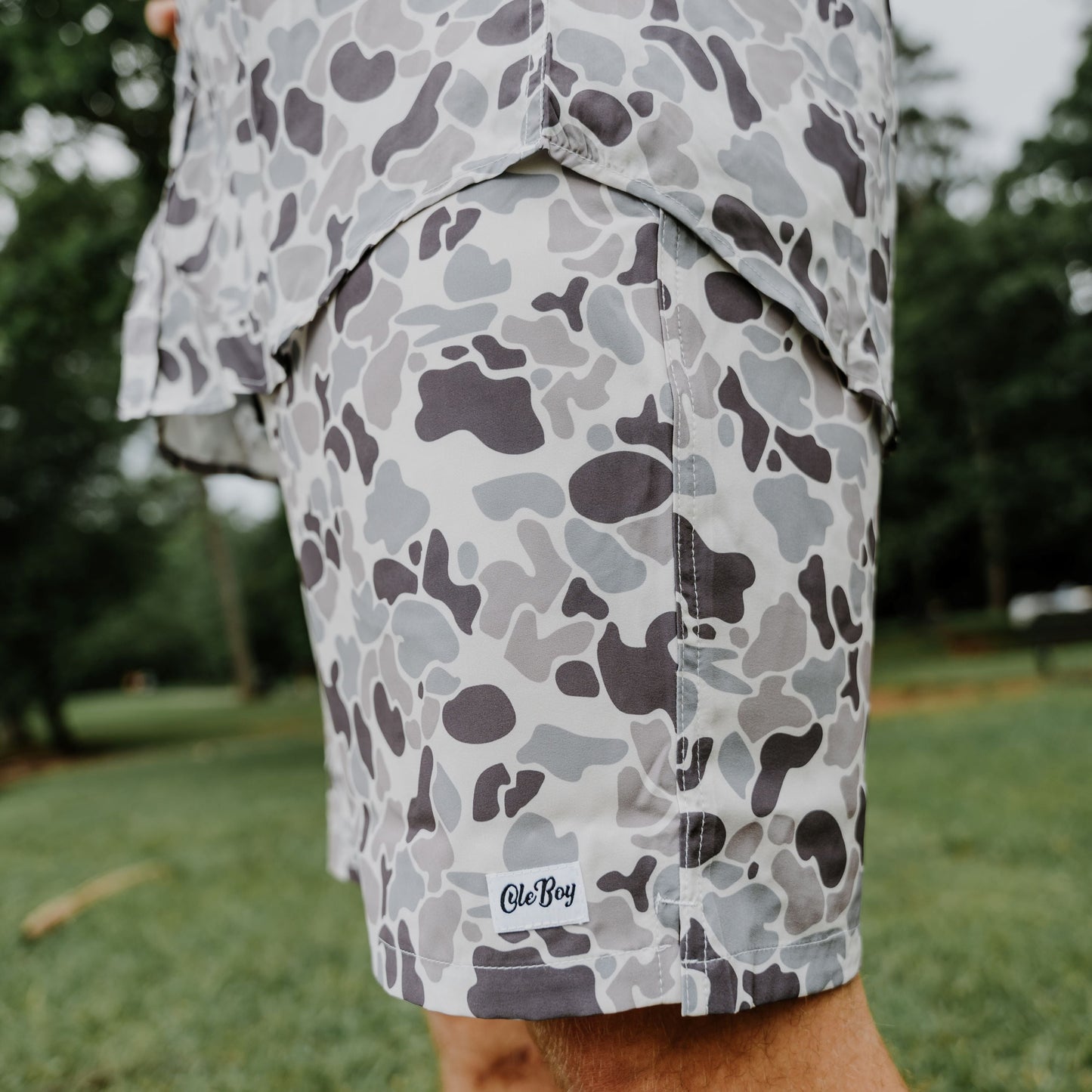 OLE BOY Everyday Short - Grey Camo