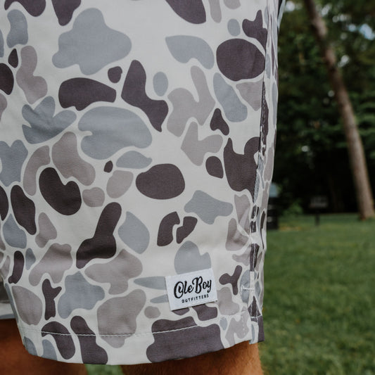 OLE BOY Everyday Short - Grey Camo
