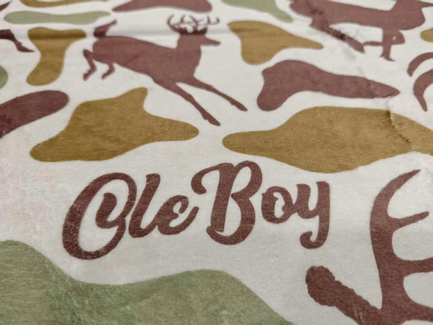 Ole Boy 80x60 Fleece Camo Blanket