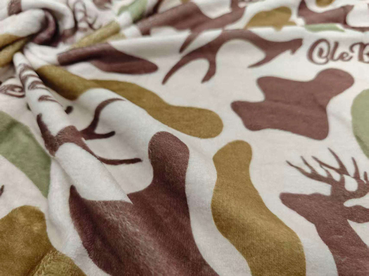 Ole Boy 80x60 Fleece Camo Blanket