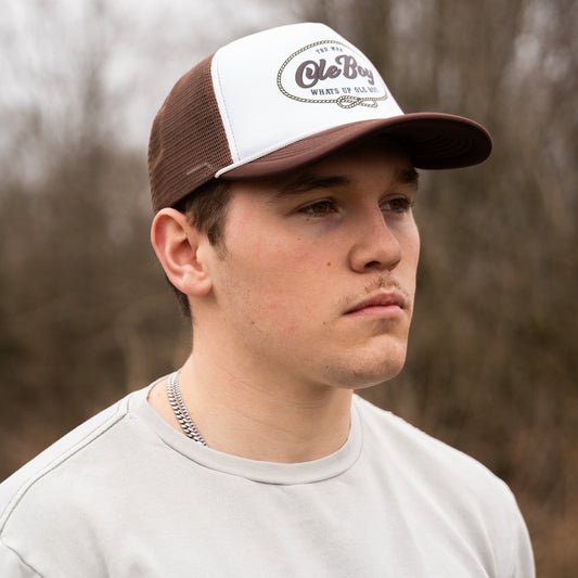OLE BOY Rodeo Rope Foam Trucker Hat