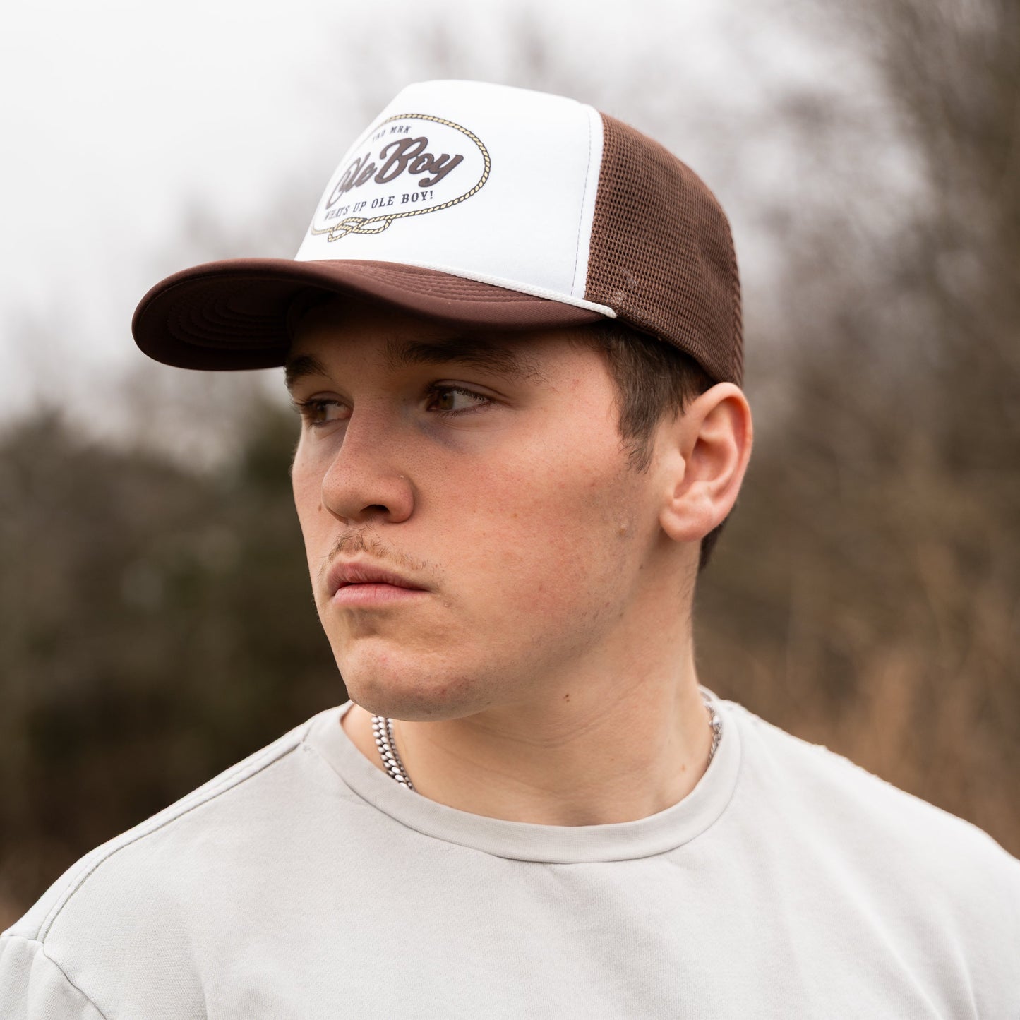 OLE BOY Rodeo Rope Foam Trucker Hat