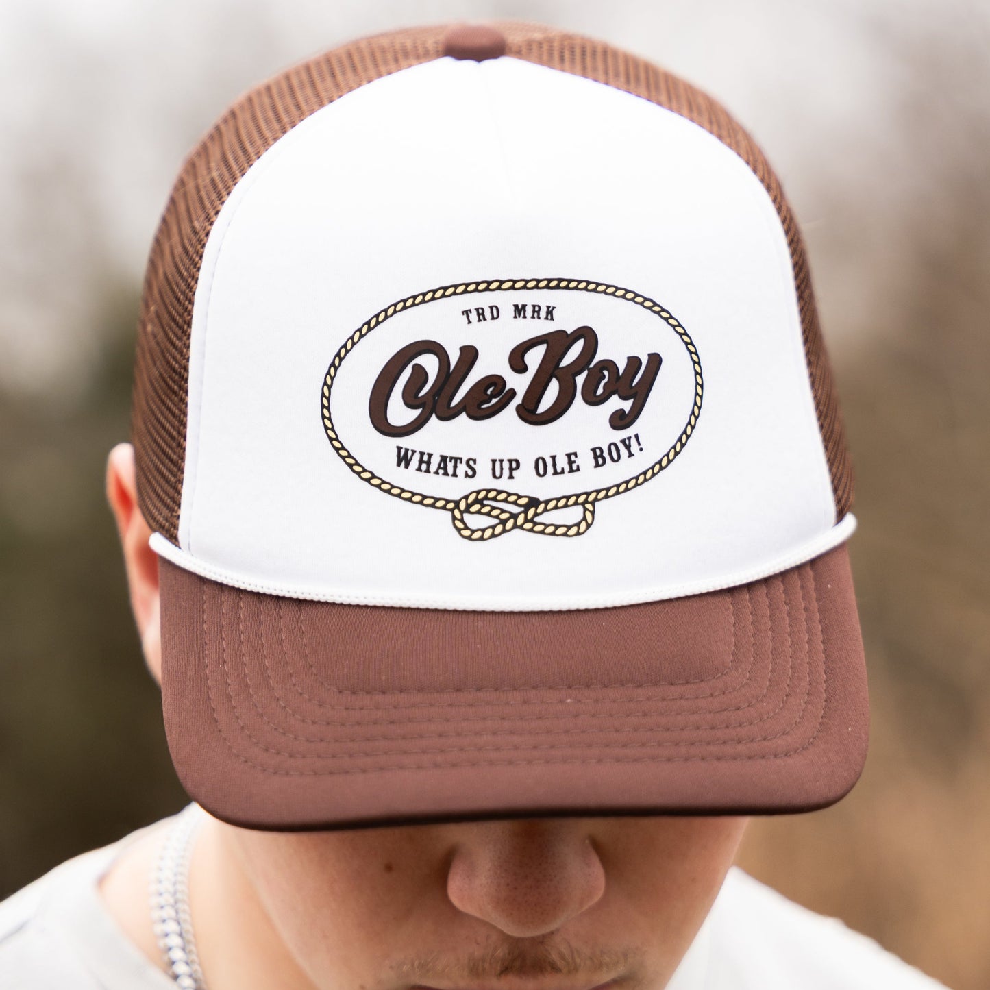 OLE BOY Rodeo Rope Foam Trucker Hat