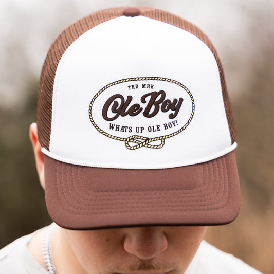 OLE BOY Rodeo Rope Foam Trucker Hat