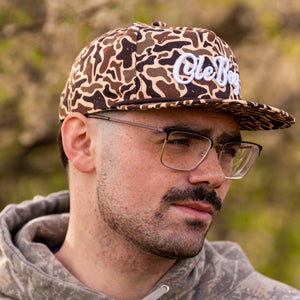 OLE BOY Duck Camo Ole Boy Logo Rope Grandpa Hat