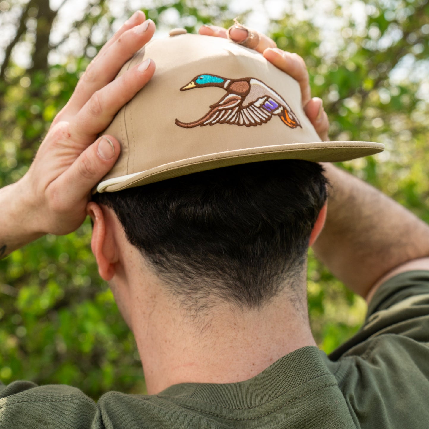 OLE BOY Mallard Rope Grandpa Hat