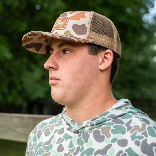 OLE BOY Camo Trucker Hat