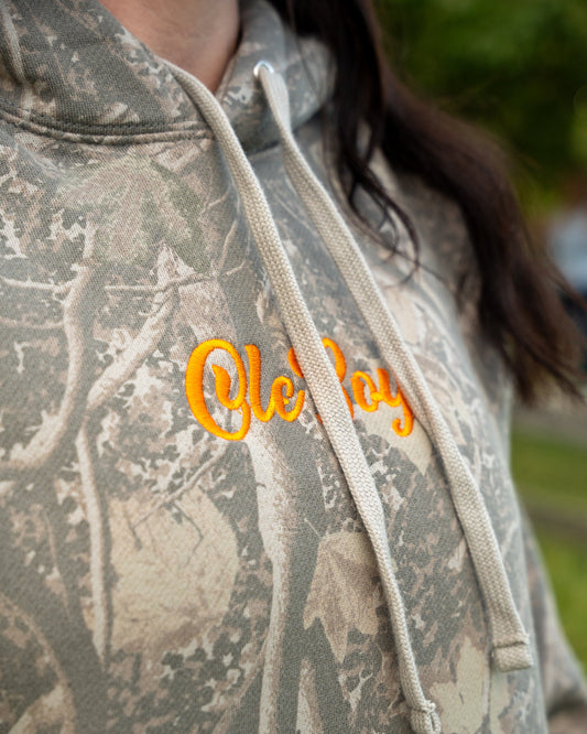 OLE BOY Deadwood Camo Logo Hoodie