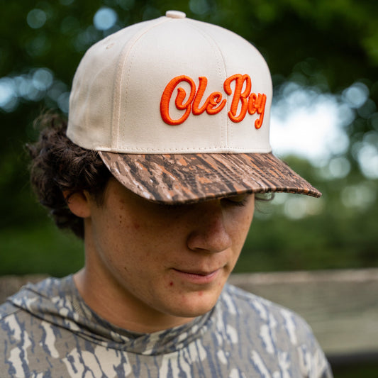 OLE BOY Deer Antler Bill Logo Hat