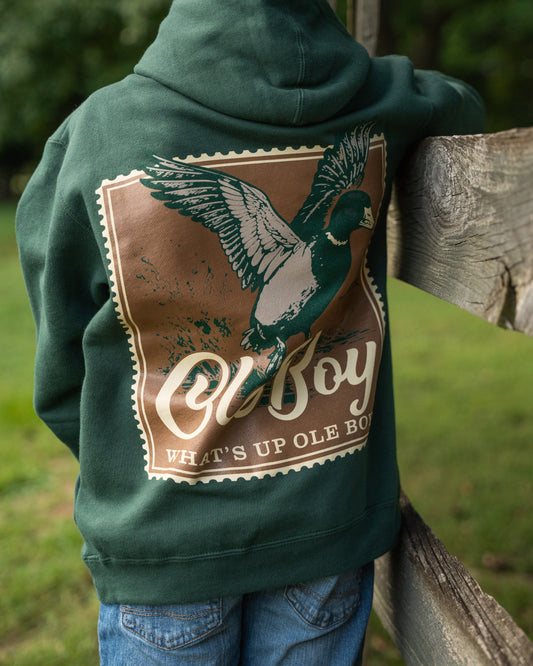 OLE BOY Duck Stamp Hoodie Youth