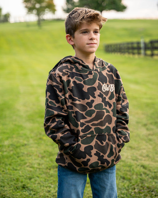 OLE BOY Camo Buck Hoodie - Youth