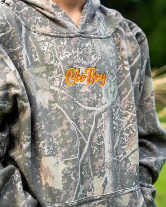OLE BOY Deadwood Camo Logo Hoodie Youth